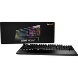be quiet! Light Mount Silent Tactile RGB mechanisch gaming toetsenbord Zwart, US lay-out (QWERTY), be quiet! Silent Tactile, 100%, ARGB, PBT double-shot Keycaps
