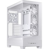 ASUS A31 PLUS midi tower behuizing Wit | 2x USB-A | 2x USB-C | Window