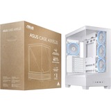 ASUS A31 PLUS midi tower behuizing Wit | 2x USB-A | 2x USB-C | Window