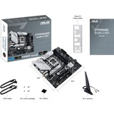 ASUS PRIME B760M-A WIFI socket 1700 moederbord Zwart/zilver, RAID, 2.5Gb-LAN, WLAN, BT, Sound, µATX