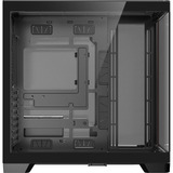 Antec C8 Curve Wood midi tower behuizing Zwart/houtkleur | 2x USB-A | 1x USB-C | Tempered Glass