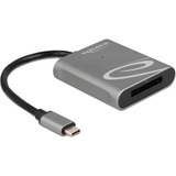 DeLOCK USB-C Card Reader voor XQD 2.0 kaartlezer Grijs