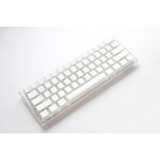 Ducky One 3 Mini Aura White, toetsenbord Wit, US lay-out, Cherry MX Red, 60%, ABS Double Shot, hot swap