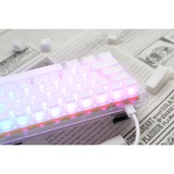 Ducky One 3 Mini Aura White, toetsenbord Wit, US lay-out, Cherry MX Red, 60%, ABS Double Shot, hot swap