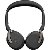 Jabra Evolve2 65 Flex on-ear headset Zwart, stereo, Microsoft Teams, Bluetooth, USB-A, USB-C
