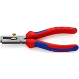 KNIPEX Afstriptang gepolijst/comfort 160 mm Rood/blauw