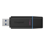 Kingston DataTraveler Exodia 128 GB usb-stick Zwart/blauw, USB-A 3.2 Gen 1 (5 Gbit/s)