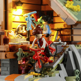 Lumibricks Retro House - Mountain Cabin Constructiespeelgoed F9035