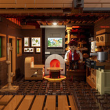 Lumibricks Retro House - Mountain Cabin Constructiespeelgoed F9035