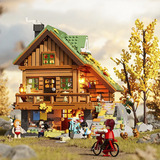 Lumibricks Retro House - Mountain Cabin Constructiespeelgoed F9035