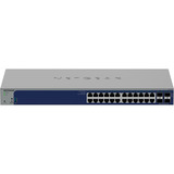 Netgear 24-poorts Gigabit Smart switch met 4 SFP+ poorten Grijs, 10 Gb