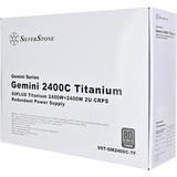 SilverStone Gemini 2400C Titanium 2400 watt voeding  2x 12V-2x6, 4x PCIe