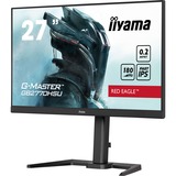 iiyama G-Master Red Eagle GB2770HSU-B6 27" gaming monitor Zwart, HDMI, DisplayPort, 4x USB-A, USB-B, 180 Hz