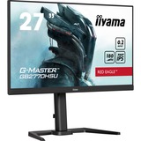 iiyama G-Master Red Eagle GB2770HSU-B6 27" gaming monitor Zwart, HDMI, DisplayPort, 4x USB-A, USB-B, 180 Hz