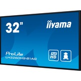 iiyama ProLite LH3260HS-B1AG 32" Public Display Zwart, HDMI, WiFi, USB, Audio, Android 