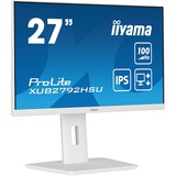 iiyama ProLite XUB2792HSU-W6 27" monitor Wit, HDMI, DisplayPort, USB, Audio