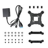 Antec Vortex View 360 waterkoeling Zwart