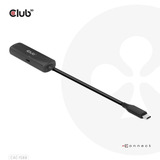 Club 3D USB-C naar HDMI 2.1+ PD 3.0 100 Watt adapter Zwart
