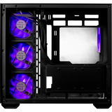 Cooler Master Elite 681 midi tower behuizing Zwart | 2x USB-A | 1x USB-C | RGB | Tempered Glass
