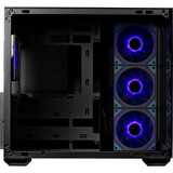 Cooler Master  midi tower behuizing Zwart | 2x USB-A | 1x USB-C | RGB | Window