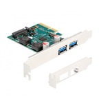 DeLOCK PCI Express x4 Card to 2 x external USB 10 Gbps Type-A female usb-controller 