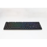 Ducky Zero 6108 Classic Black RGB mechanisch gaming toetsenbord Zwart, US lay-out (QWERTY), Cherry MX2A Brown, 100%, RGB leds, Double-shot PBT, hot swap, 2.4GHz | Bluetooth | USB-C