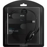 EPOS PC 7 USB on-ear headset Leisteen