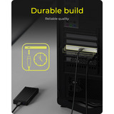 ICY BOX IB-AC553 USB Type-C achterpaneel met interne USB Type-E aansluiting slotplaatje 