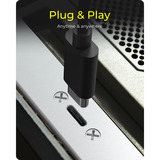 ICY BOX IB-AC553 USB Type-C achterpaneel met interne USB Type-E aansluiting slotplaatje 