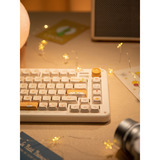 Iqunix ZX75 Sunset Ponder Wireless Mechanical Keyboard Lichtgeel, US lay-out (QWERTY), IQUNIX Silent Rose, 75%, RGB leds, Hot-swappable, Double-shot PBT, 2.4GHz | Bluetooth 5.1 | USB-C