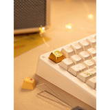 Iqunix ZX75 Sunset Ponder Wireless Mechanical Keyboard, gaming toetsenbord Lichtgeel, US lay-out, IQUNIX Silent Rose, RGB leds, 75%, Hot-swappable, Double-shot PBT, 2.4GHz | Bluetooth 5.1 | USB-C