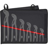 KNIPEX Cobra-Set 5-delig 00 19 55 S5 tangenset Rood, gekartelde greepvlakken, geïntegreerde klembeveiliging