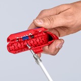 KNIPEX ErgoStrip Universeel kabelstrip- /ontmantelingsgereedschap Rood/blauw