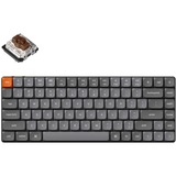 Keychron K3 Max-A3 mechanisch toetsenbord Zwart, US lay-out (QWERTY), Gateron Low Profile 2.0 Mechanical Brown, 75%, White leds, Double-shot PBT, 2.4GHz | Bluetooth 5.1 | USB-C