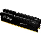 Kingston FURY 32 GB DDR5-6400 (2x 16 GB) Kit werkgeheugen Zwart, KF564C32BBEK2-32, Beast, XMP, EXPO