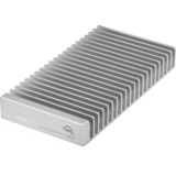 OWC Express 1M2 1 TB externe SSD Zilver/aluminium, USB4 / Thunderbolt