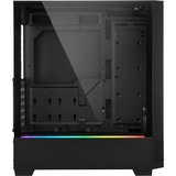 Sharkoon RGB FLOW midi tower behuizing Zwart | 3x USB-A | RGB | Tempered Glass