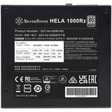 SilverStone HELA 1000Rz modulaire 1000 watt voeding  Zwart, 1x 12V-2x6, 5x PCIe