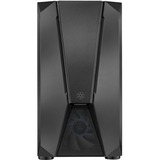 SilverStone SST-FAV1MB-PRO midi tower behuizing Zwart | 4x USB-A | RGB | Window