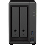 Synology DVA1622 netwerk video recorder Zwart, 2x 3.5" HDD slots