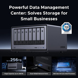 UGREEN NASync DXP8800 Plus Grijs, Wifi, 2x 10GbE, HDMI, Thunderbolt 4 (40 Gb/s)