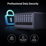 UGREEN NASync DXP8800 Plus Grijs, Wifi, 2x 10GbE, HDMI, Thunderbolt 4 (40 Gb/s)