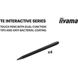 iiyama ProLite TE8613A-B3AG 85.6" 4K UHD touchscreen monitor Zwart, HDMI, DisplayPort, USB-C, Audio, LAN, WiFi-6E, BT 5.0, Android, Touch