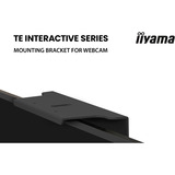 iiyama ProLite TE8613A-B3AG 85.6" 4K UHD touchscreen monitor Zwart, HDMI, DisplayPort, USB-C, Audio, LAN, WiFi-6E, BT 5.0, Android, Touch