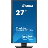 iiyama ProLite XUB2797HSN-B1 27" monitor Zwart, 100Hz, HDMI, DisplayPort, USB-C, RJ45 (LAN), Audio