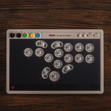 8BitDo Arcade Controller Grijs/rood, 2.4 GHz / Bluetooth / USB, Nintendo Switch, Pc