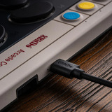 8BitDo Arcade Controller Grijs/rood, 2.4 GHz / Bluetooth / USB, Nintendo Switch, Pc