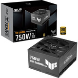 ASUS TUF Gaming Gold EVO modulaire 750 watt voeding  Zwart, 1x 12V-2x6, 2x PCIe