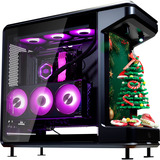 Cooler Master MasterFrame 360 Stage LCD midi tower behuizing Zwart | 2x USB-A | 1x USB-C | Tempered Glass