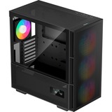 DeepCool CH560 Digital midi tower behuizing Zwart | 1x USB-A | 1x USB-C | RGB | Window